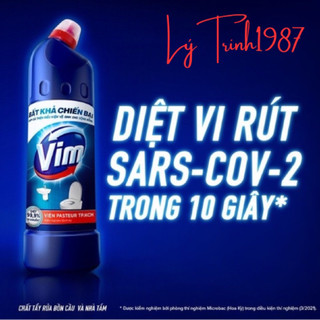 Vim Tẩy toilet & nhà tắm chai 880ml