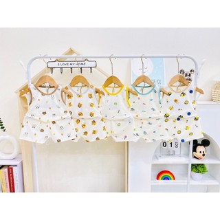 Bộ Ba Lỗ thun tăm lạnh Minky Mom cho bé trai bé gái hàng loại 1 chất co dãn 4 chiều size 6-16kg