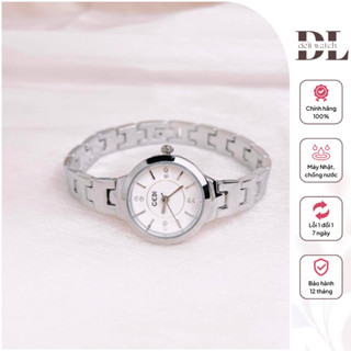 Đồng Hồ Nữ Dây Thép Mặt Tròn 24 mm Đồng Hồ Nữ Chống Nước Siêu Tốt, Tặng kèm cắt mắt- 3827