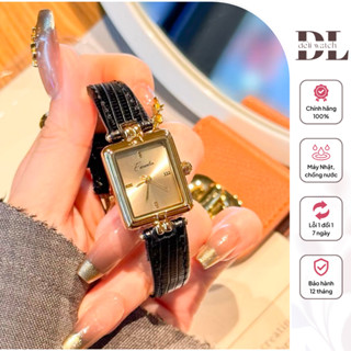 Đồng Hồ Đeo Tay Nữ Eavanlin Đồng Hồ Mặt Chữ Nhật Da Xịn Phong Cách Cổ Điển Sang Trọng, Thanh Lịch - 3823