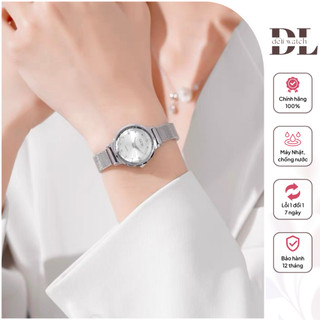 Đồng Hồ Nữ Chính Hãng Gedi Thiết Kế Dây Lụa Tinh Tế Kính Cường Lực Chống Nước 3ATM - GEDI 3802