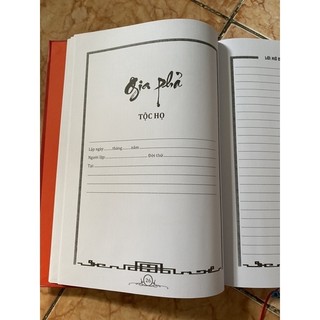 Sách - Gia phả dòng tộc (bìa cứng tái bản mới nhất) - MT