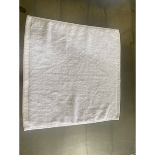 (60gr) Khăn mặt, khăn tay trắng khách sạn, nhà nghỉ 34x34 cm