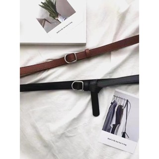  Thắt lưng nữ da Tulidu Jeans màu cơ bản thời trang phong cách casual đơn giản 