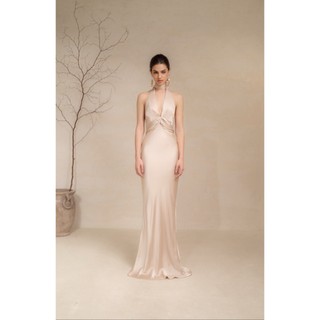 [KISSERINE] BLANCHE SILK DRESS - Đầm lụa dài - Đầm lụa dự tiệc - Đầm lụa thiể kế.