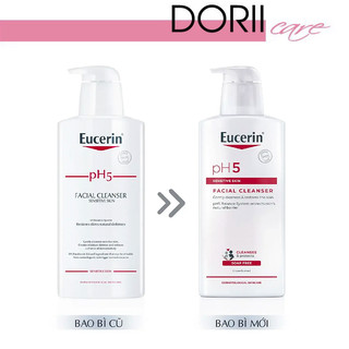 (2026) Sữa Rửa Mặt Eucerin PH5 Facial Cleanser Da Nhạy Cảm (400ml)