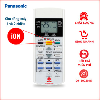 Điều khiển điều hoà Panasonic có iON - Remote máy lạnh Panasonic có iON