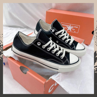 Giày convers chuck taylor 1970s đen trắng cổ cao - cổ thấp, giày coverse 1970s mũi bóng bản s.cấp full bill box