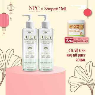 COMBO 2 chai dung dịch vệ sinh phụ nữ NPC Juicy chai 200ml tinh chất trầu không - NPC PHAR