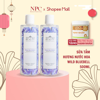 COMBO 2 chai sữa tắm nước hoa Anh quốc SHSO Beauty Wild Bluebell 500ml/chai - NPC PHAR
