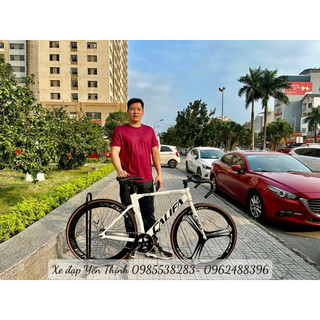 Ib shop nhận giá tốt - xe đạp fixed gear nhôm 3 đao califa cx20 / cx 30 kèm cá