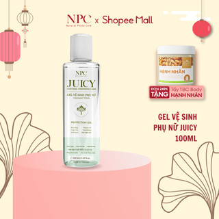 Dung dịch vệ sinh phụ nữ NPC Juicy chai 100ml tinh chất trầu không kháng khuẩn - NPC PHAR