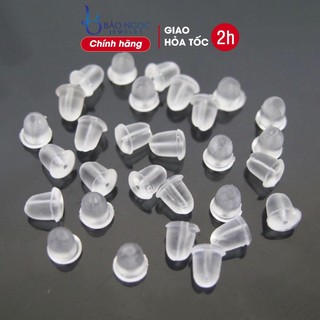 Combo 5 đôi chốt nhựa cao su bông tai nữ-Trang sức bảo ngọc