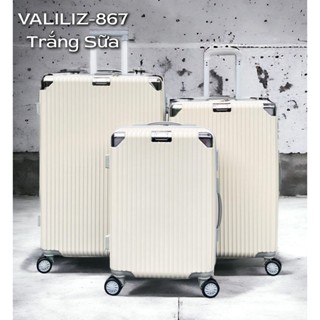 Vali kéo du lịch GÓC INOX -  SIZE 28 / 24 /20 CHỐNG VA ĐẬP - CHỐNG RẠCH MÓC - CHỐNG XƯỚC - BH 10 NĂM - MS867