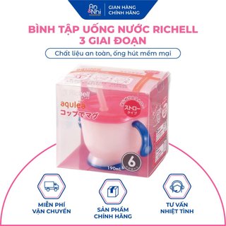BÌNH TẬP UỐNG NƯỚC RICHELL 3 GIAI ĐOẠN