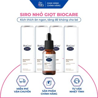 Siro Nhỏ Giọt BIOCARE Kích Thích Ăn Ngon - Tăng Đề Kháng Cho BÉ