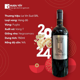 Vang chát impero 14,5 độ