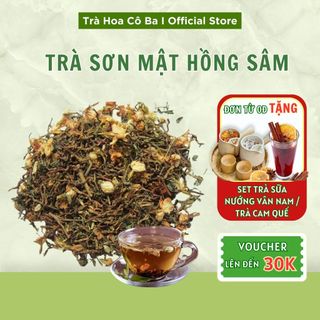 Trà sơn mật hồng sâm, trà sâm mật sapa loại đặc biệt, Mát Gan, Đẹp Da Trà Hoa Cô Ba