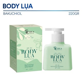 [CHÍNH HÃNG] BODY LỤA vòi xịt 220gr. Tinh chất bơ hạt mỡ, hỗ trợ sáng da