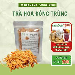 Đông trùng hạ thảo, trà đông trùng hạ thảo khô, tăng cường sinh lý Trà Hoa Cô Ba 1kg