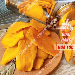 Xoài Sấy Dẻo Miếng To - Lon 500gram