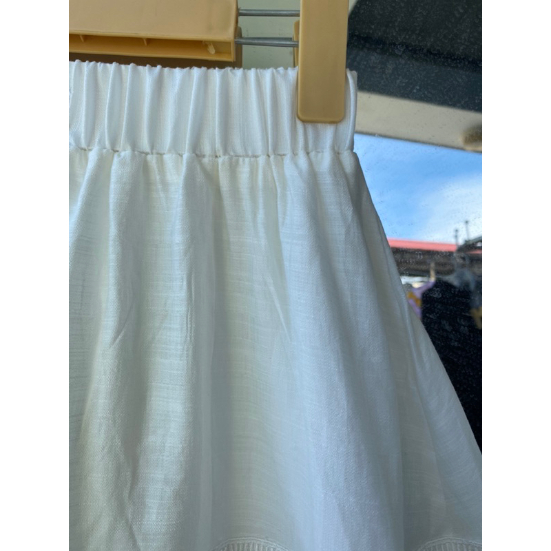 Chân váy dài 90cm chân váy dài 3 tầng phối ren 1m58store