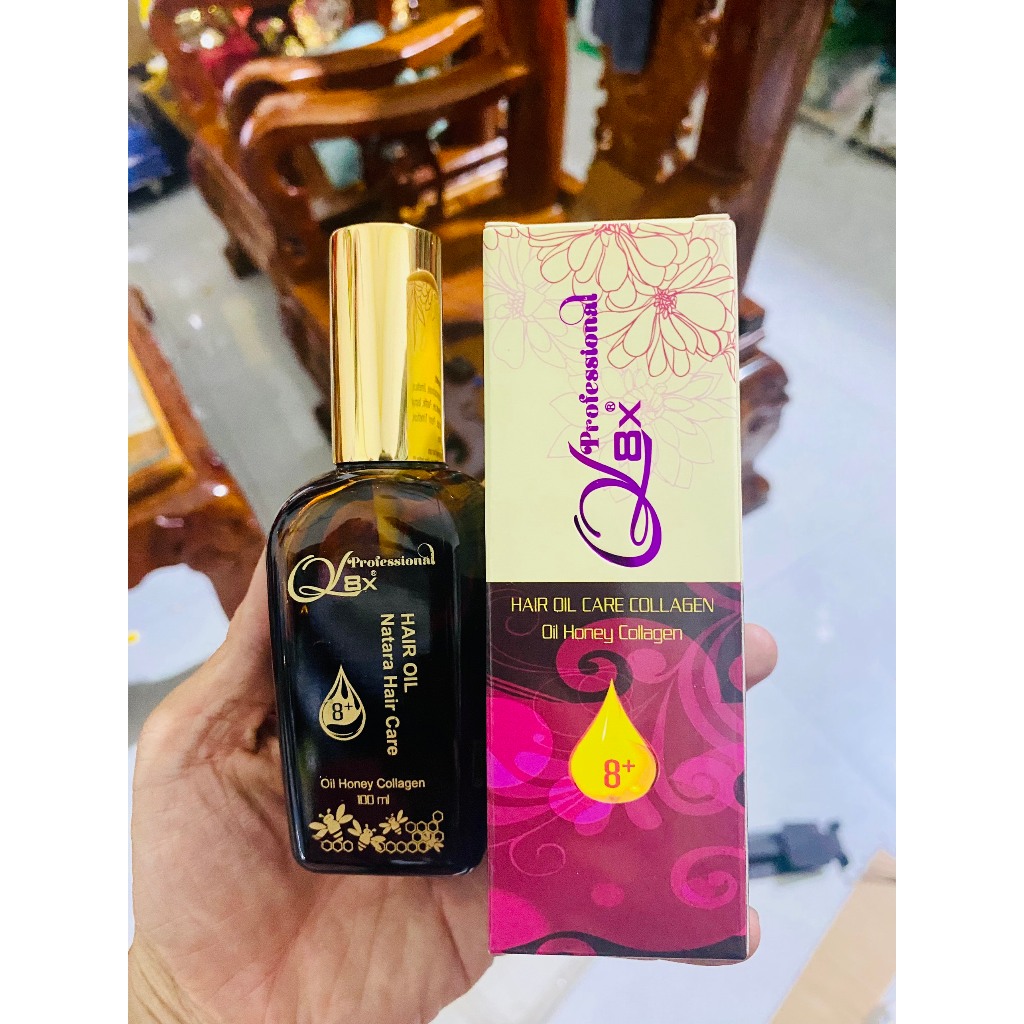 Tinh dầu, dầu bóng Serum dưỡng tóc QL8x Collagen 100ml