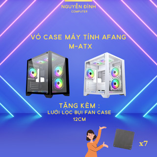 Vỏ Case Máy Tính / Thùng Máy / Case Bể Cá AFANG ( M-ATX) . TẶNG KÈM LỌC BỤI FAN CASE