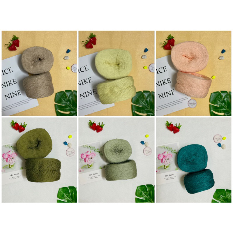 Yarn - Sợi Cotton 100% Xe tròn | Màu HOT đẹp_Sợi mền nhỏ nhẹ | Từ 250gram - 260gram_Cỡ 0.5mm | Hàng Tuyển - Terri Store