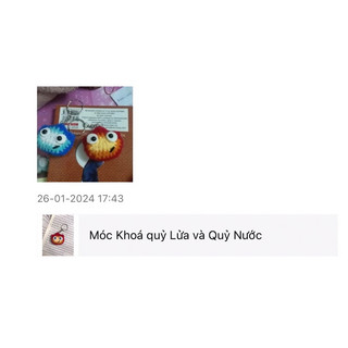 Móc Khoá quỷ Lửa và Quỷ Nước