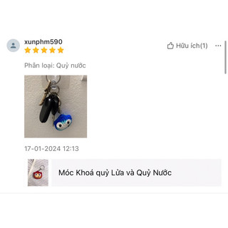 Móc Khoá quỷ Lửa và Quỷ Nước