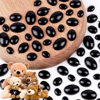❌ mắt thú dán hình oval gắn thú len handmade