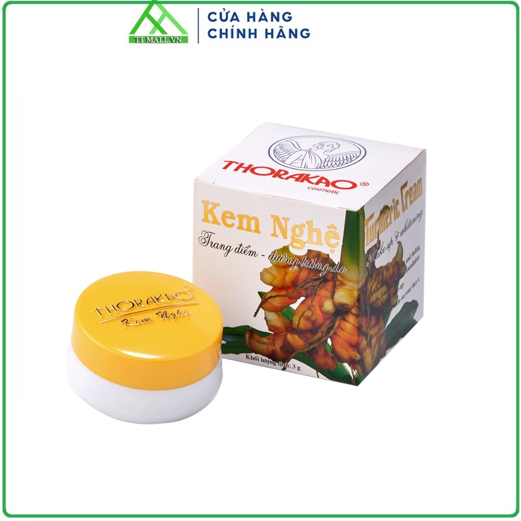 Thorakao Kem Nghệ Dưỡng Trắng Da 3g