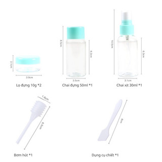 BỘ CHIẾT MỸ PHẨM MINI HÀN QUỐC 5 MÓN