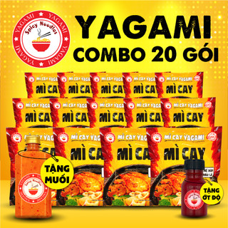 Mì Cay Yagami Combo 20 gói với hương vị chuẩn quán