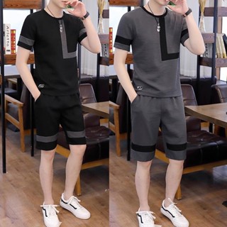 Bộ Cộc Tay Nam Chất Liệu Đũi, Bộ Thể Thao Nam Mùa Hè KIMME FASHION Cao Cấp