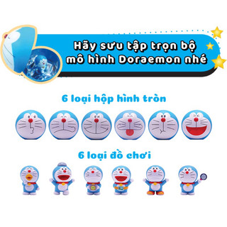 Mô hình Doraemon Lotte Series 5 tự chọn nguyên seal kèm kẹo gum hương cam