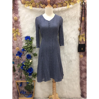 Đầm Ren Dáng Chữ A Xoè 2 hand hiệu GIRL- Size S(#Đ251)