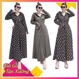 Áo váy chống nắng nữ toàn thân umi dày 1 lớp loại mới nhất