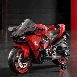  Xe máy điện xe moto phân khối lớn H2R cho bé có nhạc đèn tải trọng 50kg_Happy.Kids 
