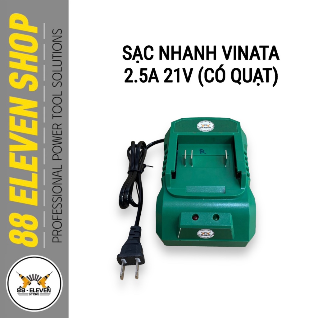 Sạc nhanh Vinata 21V 2.5A có quạt