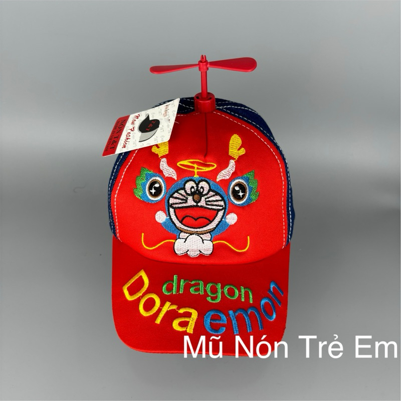 Nón kết jean Doremon chong chóng cho bé Trai