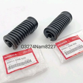 Cặp cao su gác chân trước xe DREAM, WAVE... zin Honda thái xịn