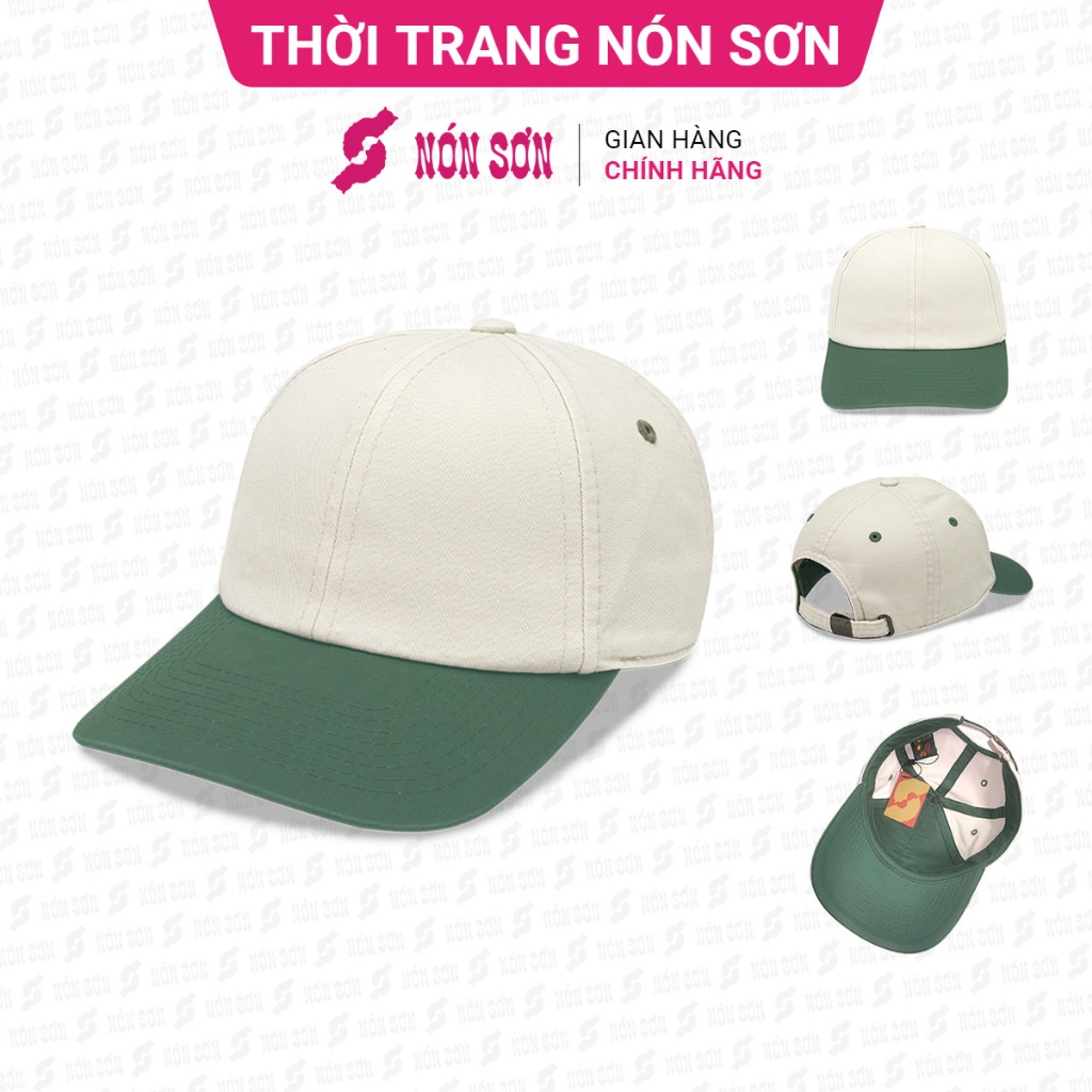 Mũ kết lưỡi trai nam nữ thời trang NÓN SƠN MC024A-TR1P