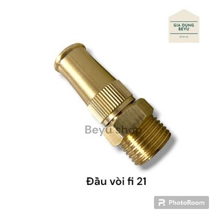 Đầu vòi (Béc phun) tùy chỉnh ren ngoài 21 bằng đồng