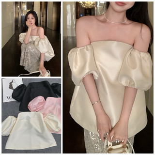 Áo trễ vai tay bồng chỉ chun mẫu mới