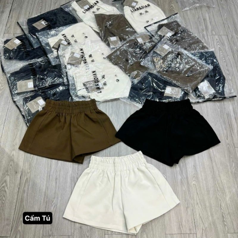 Quần sooc phồng vải QC