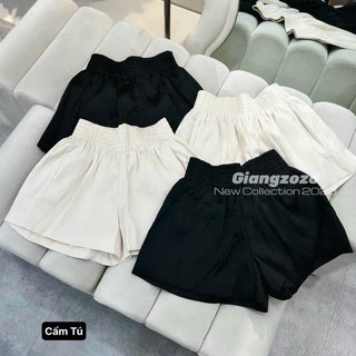 Quần sooc phồng vải QC