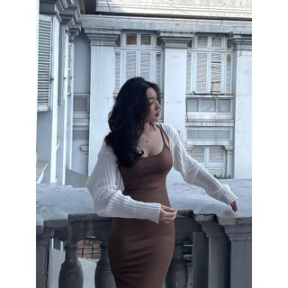 [ĐỢI 10 NGÀY]- Khoác len/ Đầm thun mỏng sexy đi biển
