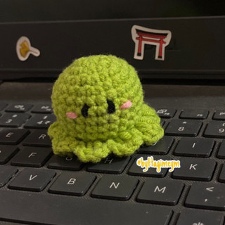 (Sẵn) Móc khoá bạch tuộc len cute | ByHagineym